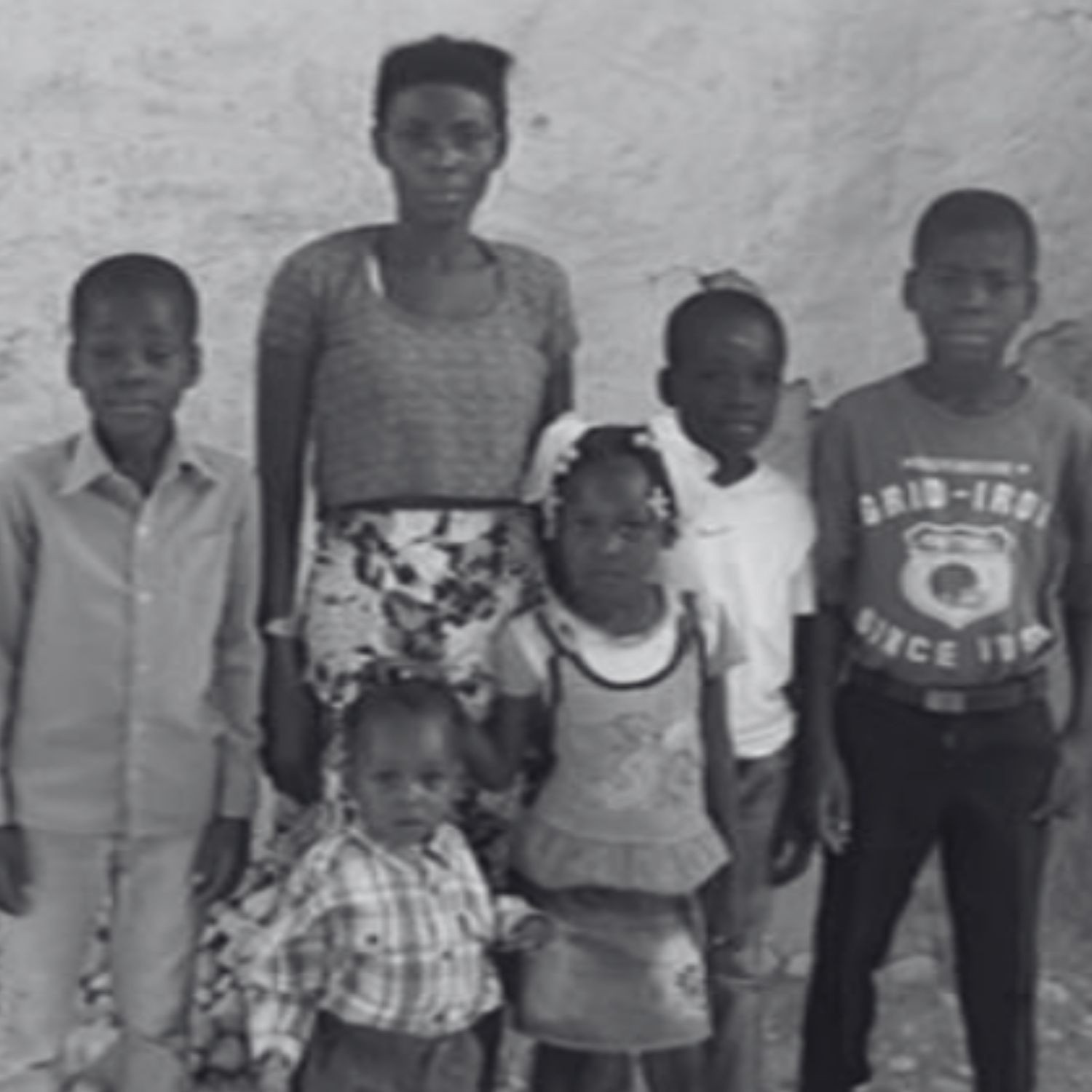 Marie Guerdie's family in Lamardelle, Haiti