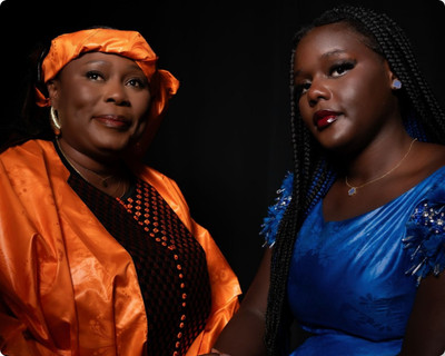 Two women from the Seeking Life program